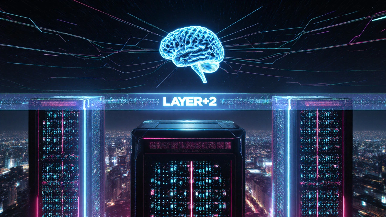 โครงสร้างชั้น‑สองและ AI ปรับสมดุลโหลดบนเครือข่าย P2P ของบล็อกเชน