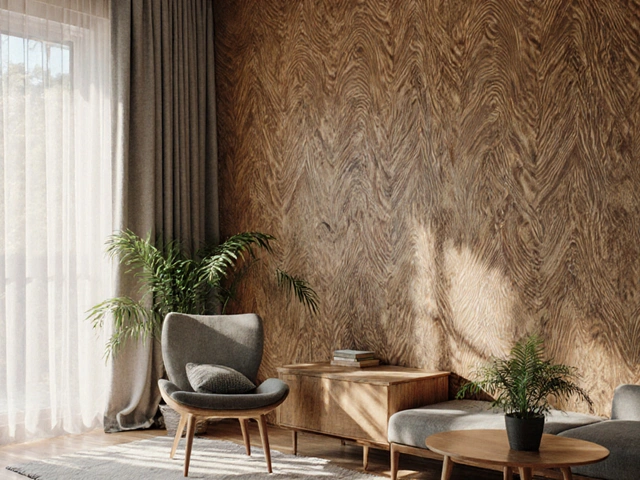 วอลเปเปอร์ลายไม้: เลือกยังไงให้ดูแพง อยู่แล้วรู้สึกอบอุ่น และทนนาน