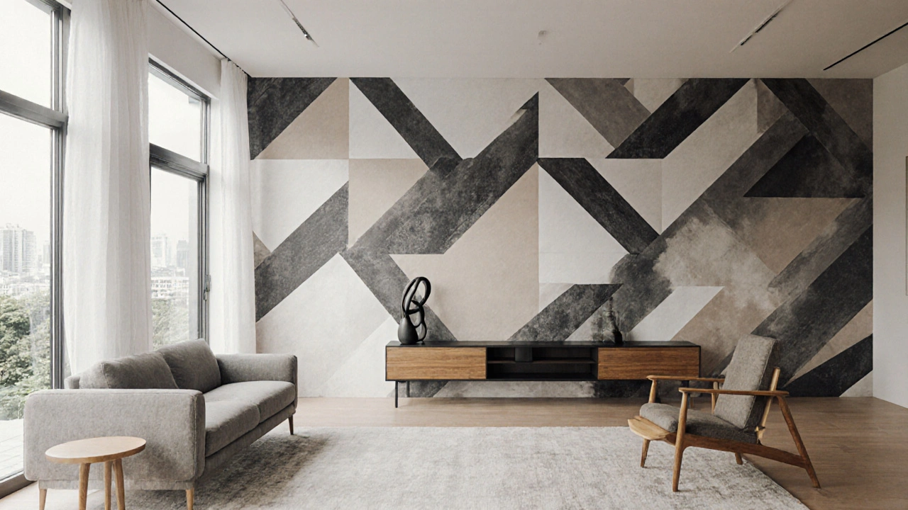 วอลเปเปอร์ลายกราฟิก: เลือกยังไงให้เหมาะกับสไตล์บ้านและดูทันสมัย